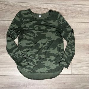 Old Navy camouflage long sleeve top.